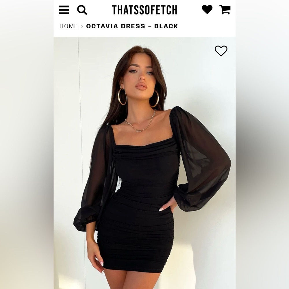 That’s So Fetch black bodycon HOCO dress worn once size 2